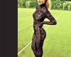 Bar Refaeli surprises fans as she poses on Twitter in a lace body stocking