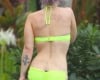 Kelly Osbourne Sports Neon Green Bikini in Hawaii