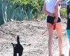 Kristen Stewart Booty in Shorts while Hiking in Malibu