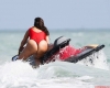 Ashley Graham In Swimsuit At Baywatch Theme Photoshoot In Miami