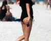Claire Holt On The Beach In Miami