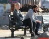 Jon Bernthal And Deborah Ann Woll On The Set Of “the Punisher”