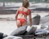 Exclusive: Ashley Tisdale Enjoys The Sun In A Red Bikini While On Vacation In Tulum