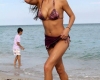 Arianny Celeste Purple Bikini Vacation Beach Shots South Beach Miami