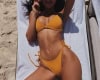 Chantel Jeffries on the beach 020