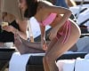 chantel jeffries displays her toned body on a beach day in miami beach florida