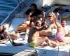 kristen stewart and stella maxwell in bikinis at a boat in italy 07 17 2019 9