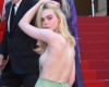 lle Fanning Surprising Side Boob At Cannes