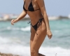 Haley Kalil Rocks a Skimpy Black Bikini on the Beach in Miami inPixio