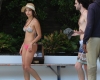 Penn Badgley and Zoe Kravitz Get Cozy on Miami Beach