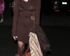 Braless Paris Jackson Exits an A List Halloween Party in West Hollywood