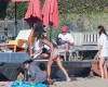 Sistine Scarlet Sophia Stallone Have a Party at a Beach House in Malibu 08