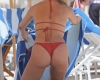 Kimberley Garner enjoys a day with friends and her mother in Miami Beach