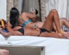 *EXCLUSIVE* Victoria's Secret model Lais Ribeiro hits the beach in a sexy black string bikini