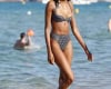 Cindy Bruna enjoying the day with her sister at Verde Beach in St Tropez