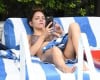 Actress Katherine McPhee Shows Off Her Bikini Body By The Pool In Miami