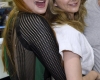 Sophie Turner with actress Maisie Williams 02