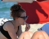 Jess Glynne Hits the Beach in Miami on New Years Day 2020