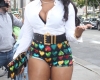 American rapper Megan Thee Stallion in Beverly Hills 06