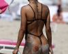 Teyana Taylor Body in a Leopard Bathing Suit