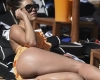 olympia valance wearing a thong bikini in mykonos